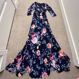 Pinkblush maxi maternity dress